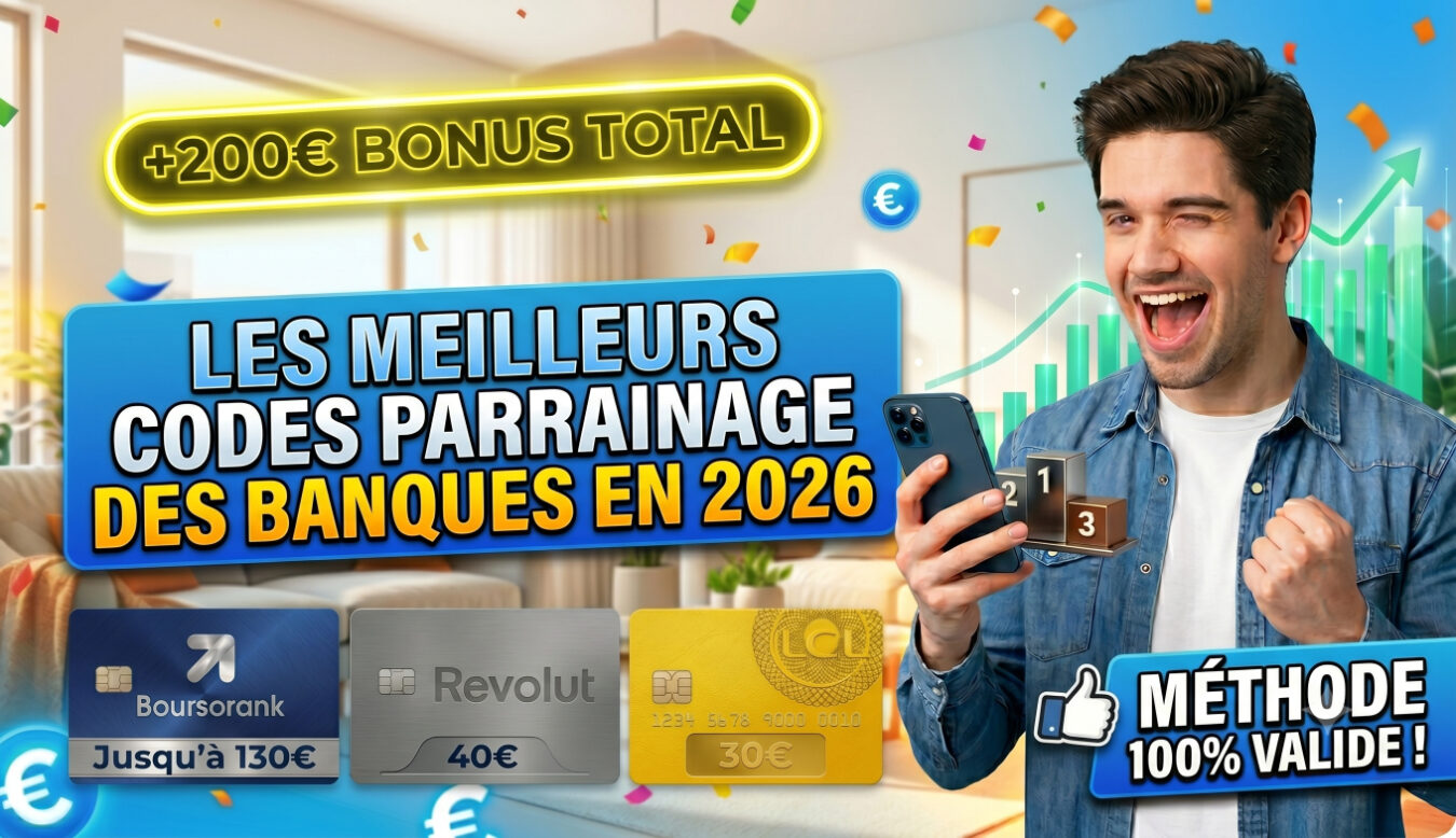 Meilleur code parrainage banque 2026 : le vrai classement Happy Parrain